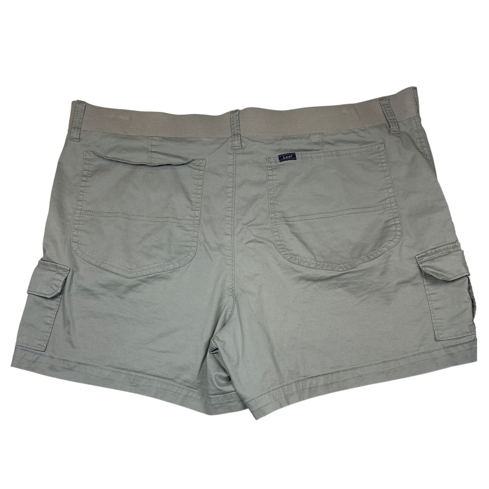 Lee Womens Gray Cargo Shorts Size 20 Medium Cotton Blend Stretch 112331543 - Picture 7 of 8